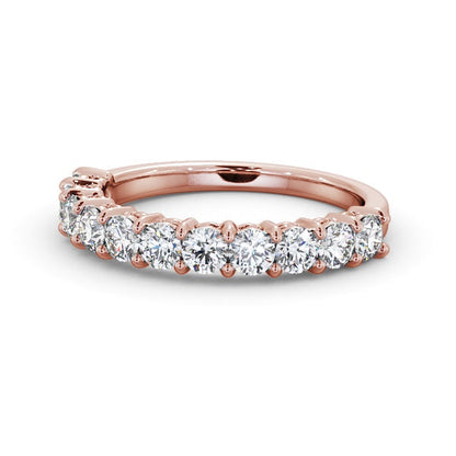 The Clara Band — Round Lab Diamond Classic Half Eternity Band IV