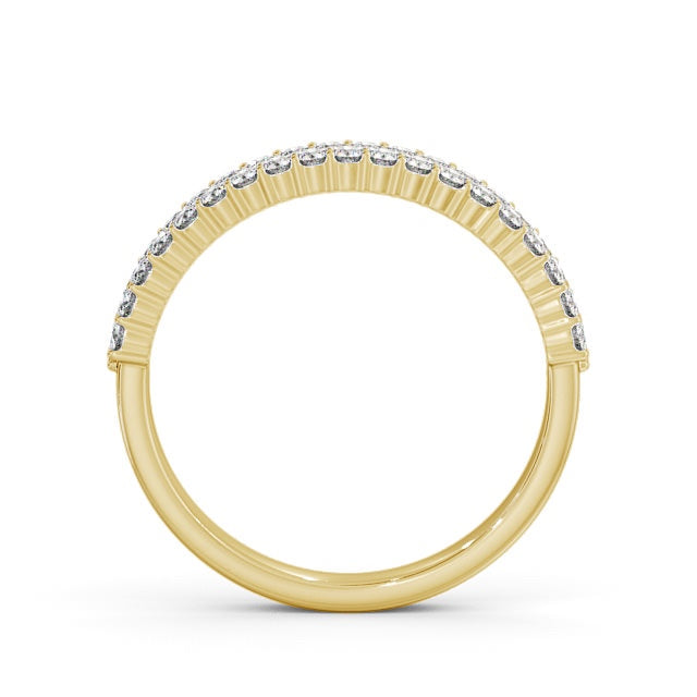 The Aurora Band — Round Lab Diamond Double Row Half Eternity Band II