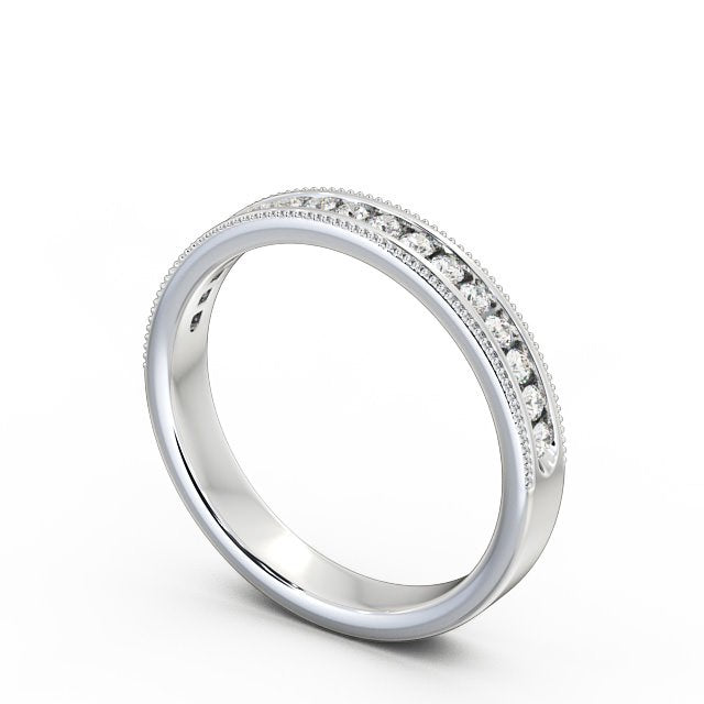 The Clara Band — Round Lab Diamond Classic Half Eternity Band III