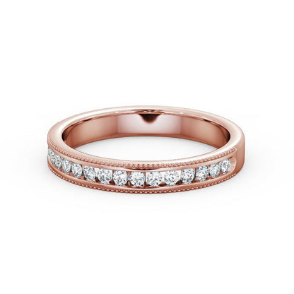 The Clara Band — Round Lab Diamond Classic Half Eternity Band III
