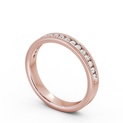 The Clara Band — Round Lab Diamond Classic Half Eternity Band III