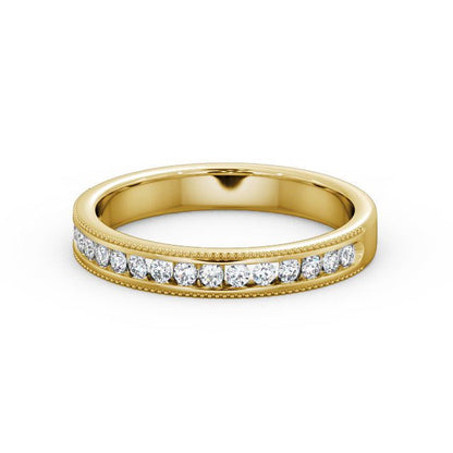 The Clara Band — Round Lab Diamond Classic Half Eternity Band III