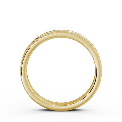 The Clara Band — Round Lab Diamond Classic Half Eternity Band III