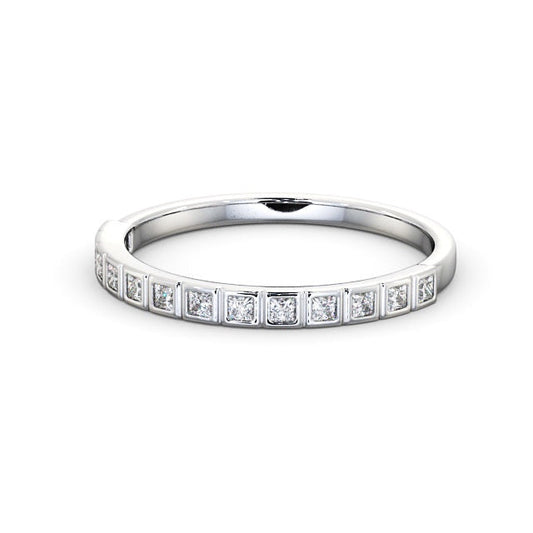 The Grace Band — Princess Lab Diamond Vintage Half Eternity Band