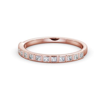 The Grace Band — Princess Lab Diamond Vintage Half Eternity Band