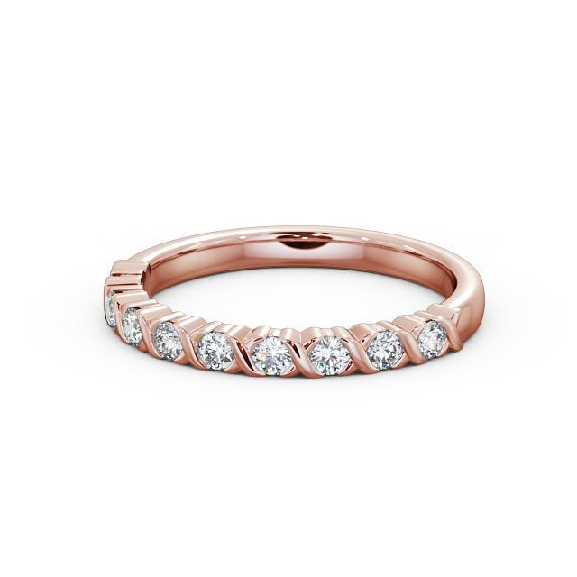 The Grace Band — Lab Diamond Vintage Half Eternity Band