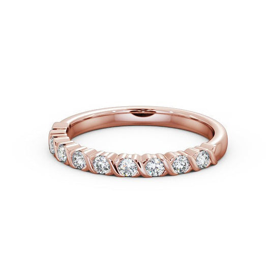The Grace Band — Lab Diamond Vintage Half Eternity Band
