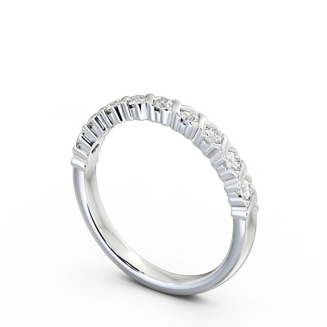 The Grace Band — Lab Diamond Vintage Half Eternity Band