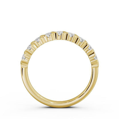The Grace Band — Lab Diamond Vintage Half Eternity Band