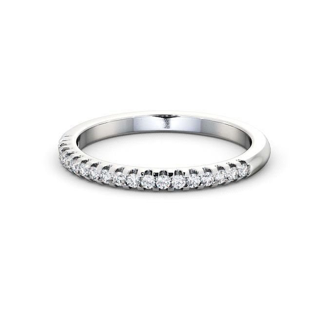 The Clara Band — Round Lab Diamond Petite Half Eternity Band