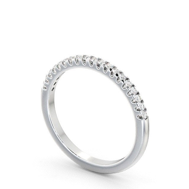 The Clara Band — Round Lab Diamond Petite Half Eternity Band