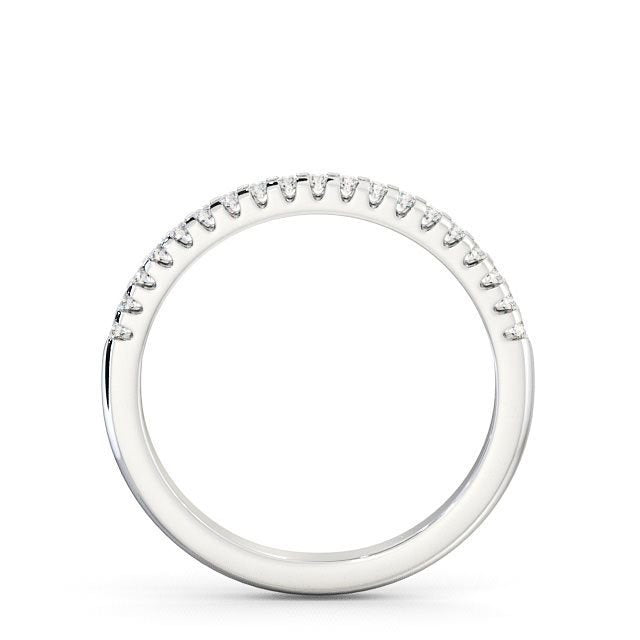 The Clara Band — Round Lab Diamond Petite Half Eternity Band