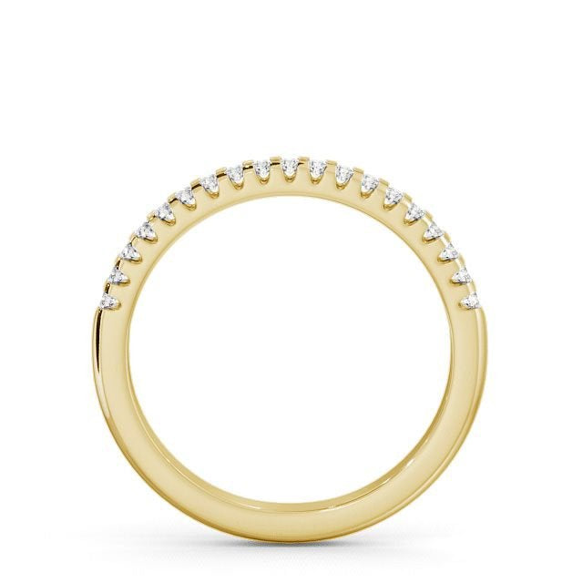 The Clara Band — Round Lab Diamond Petite Half Eternity Band