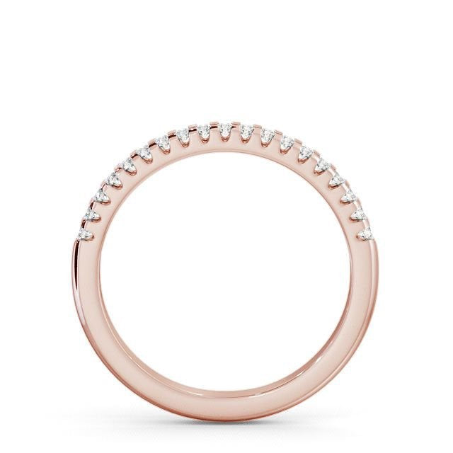 The Clara Band — Round Lab Diamond Petite Half Eternity Band