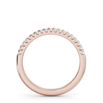The Clara Band — Round Lab Diamond Petite Half Eternity Band