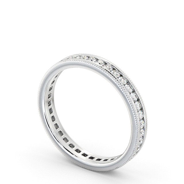 The Grace Band — Round Lab Diamond Milgrain Eternity Band