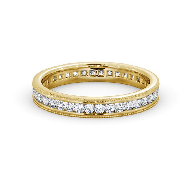 The Grace Band — Round Lab Diamond Milgrain Eternity Band