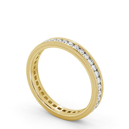 The Grace Band — Round Lab Diamond Milgrain Eternity Band