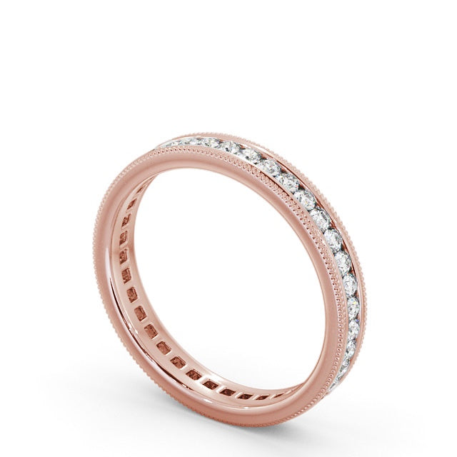 The Grace Band — Round Lab Diamond Milgrain Eternity Band
