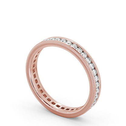 The Grace Band — Round Lab Diamond Milgrain Eternity Band