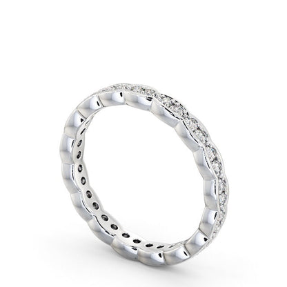 The Grace Band — Lab Diamond Vintage Eternity Band