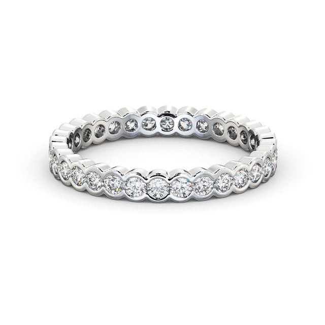 The Eva Band — Round Lab Diamond Bezel-Set Eternity Band III
