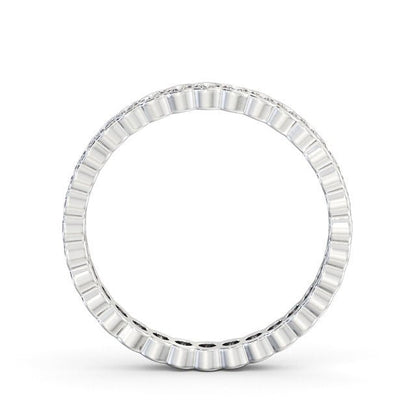 The Eva Band — Round Lab Diamond Bezel-Set Eternity Band III