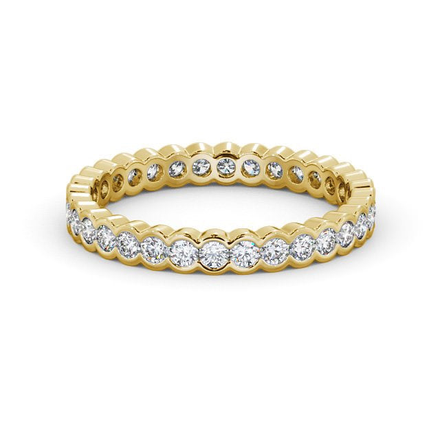 The Eva Band — Round Lab Diamond Bezel-Set Eternity Band III
