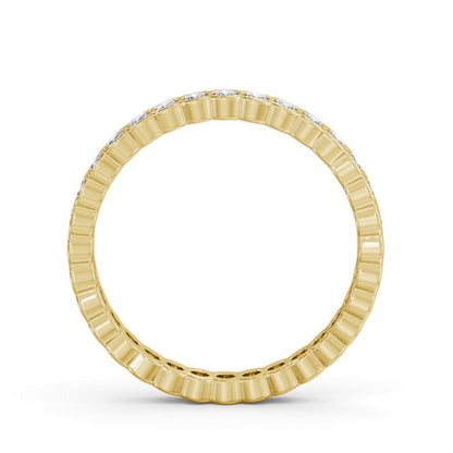 The Eva Band — Round Lab Diamond Bezel-Set Eternity Band III