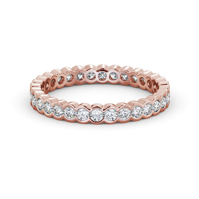 The Eva Band — Round Lab Diamond Bezel-Set Eternity Band III