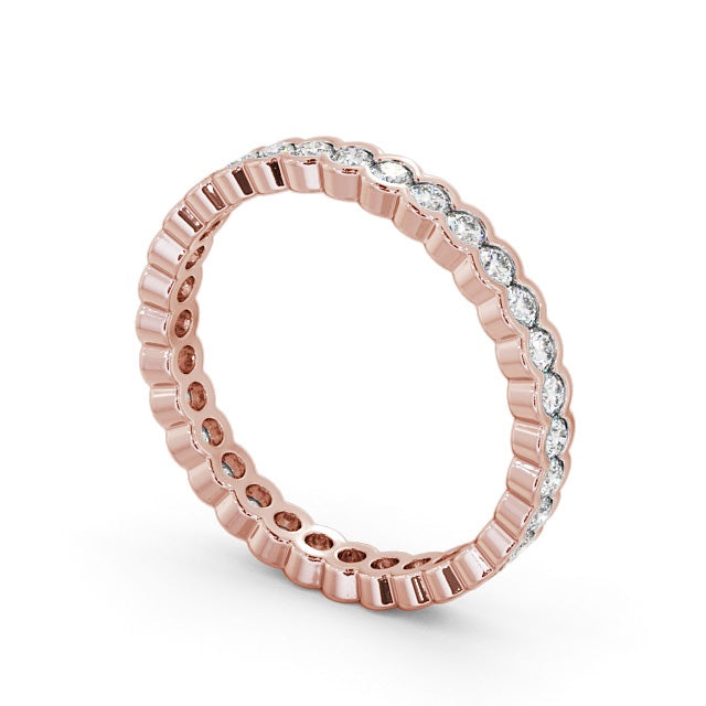 The Eva Band — Round Lab Diamond Bezel-Set Eternity Band III