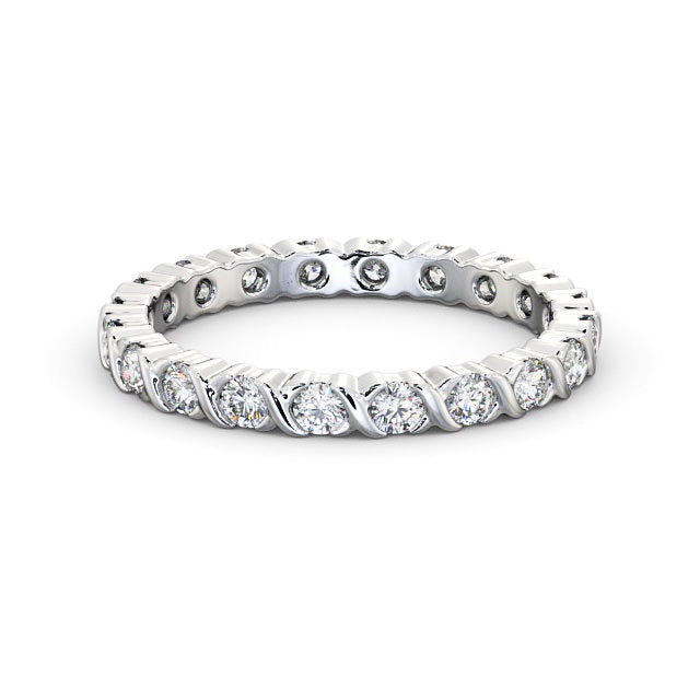 The Grace Band — Round Lab Diamond Vintage Eternity Band II