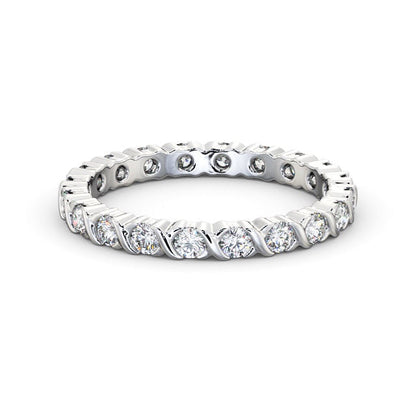 The Grace Band — Round Lab Diamond Vintage Eternity Band II