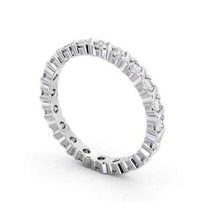 The Grace Band — Round Lab Diamond Vintage Eternity Band II