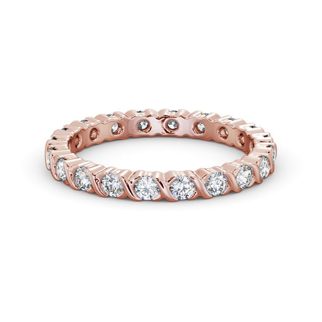 The Grace Band — Round Lab Diamond Vintage Eternity Band II