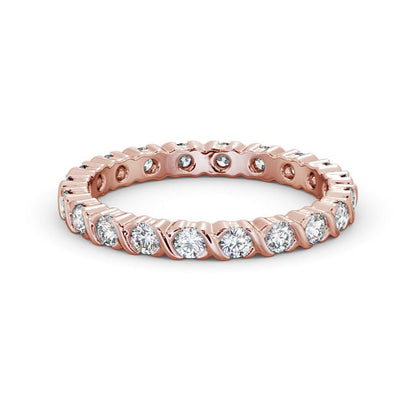 The Grace Band — Round Lab Diamond Vintage Eternity Band II