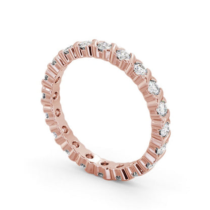 The Grace Band — Round Lab Diamond Vintage Eternity Band II