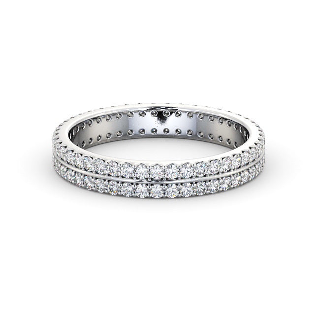 The Aurora Band — Round Lab Diamond Double Row Eternity Band III
