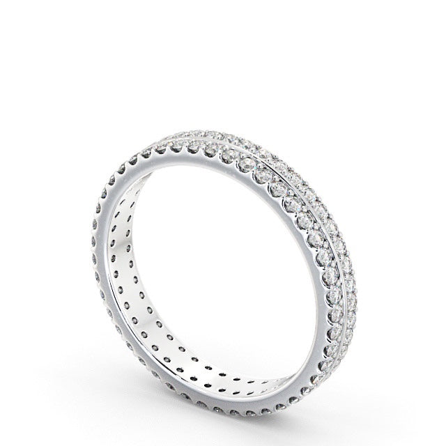 The Aurora Band — Round Lab Diamond Double Row Eternity Band III