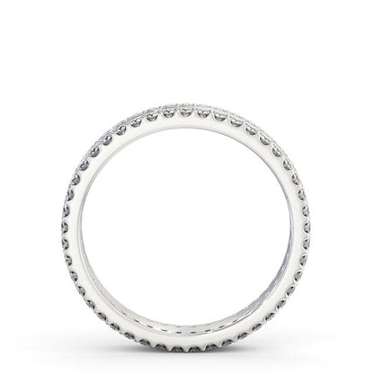 The Aurora Band — Round Lab Diamond Double Row Eternity Band III
