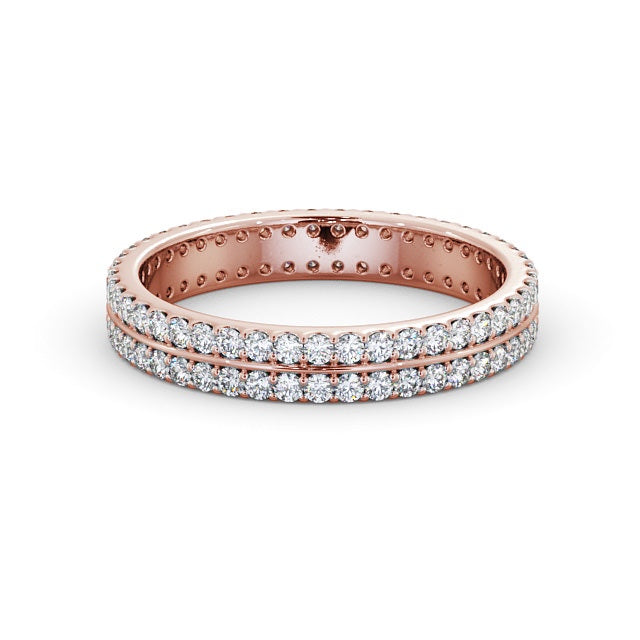 The Aurora Band — Round Lab Diamond Double Row Eternity Band III