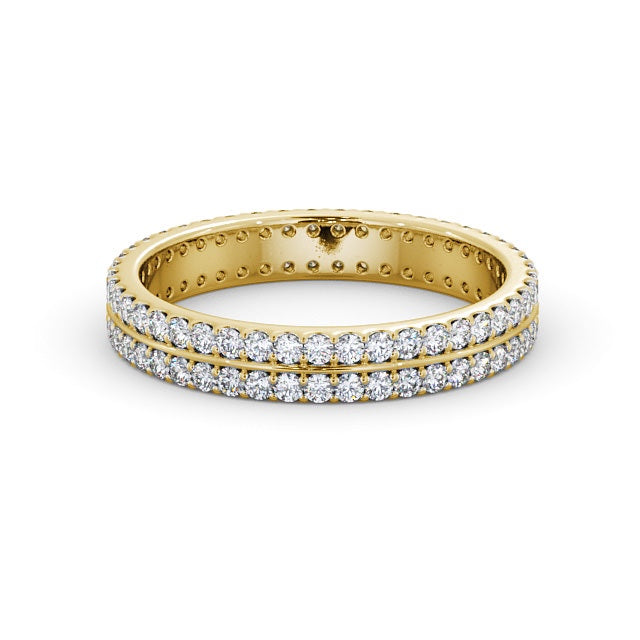 The Aurora Band — Round Lab Diamond Double Row Eternity Band III