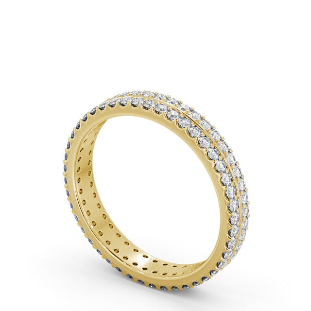 The Aurora Band — Round Lab Diamond Double Row Eternity Band III