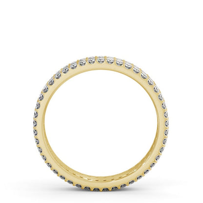 The Aurora Band — Round Lab Diamond Double Row Eternity Band III