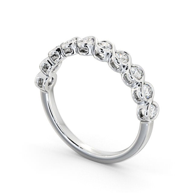 The Clara Band — Round Lab Diamond Classic Half Eternity Band II