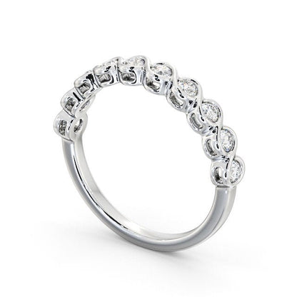 The Clara Band — Round Lab Diamond Classic Half Eternity Band II
