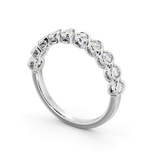 The Clara Band — Round Lab Diamond Classic Half Eternity Band II