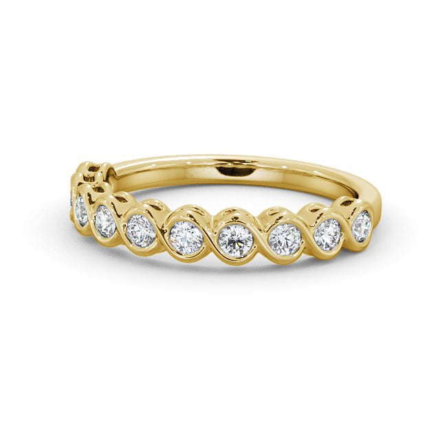 The Clara Band — Round Lab Diamond Classic Half Eternity Band II