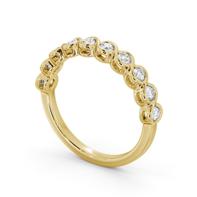 The Clara Band — Round Lab Diamond Classic Half Eternity Band II