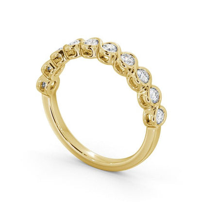The Clara Band — Round Lab Diamond Classic Half Eternity Band II